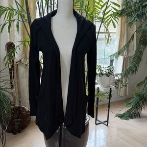 Sonoma Black Women's Hooded Cardigan